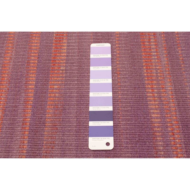 ECARPETGALLERY Flat-Weave Ankara FW Purple Wool Kilim - 5'11 x 8'11