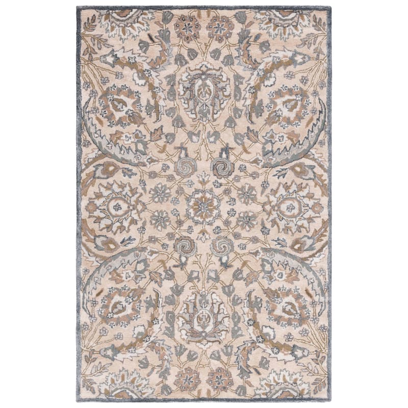 SAFAVIEH Handmade Bella Tifenn Modern Floral Wool Rug
