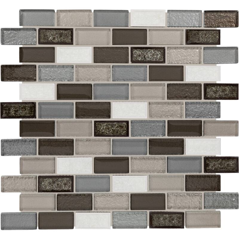 Daltile Crystal Shores 2'' x 1'' Brick-Joint Mosaic Tile (10 PCS Per Carton) (9.70 SQFT Per Carton)