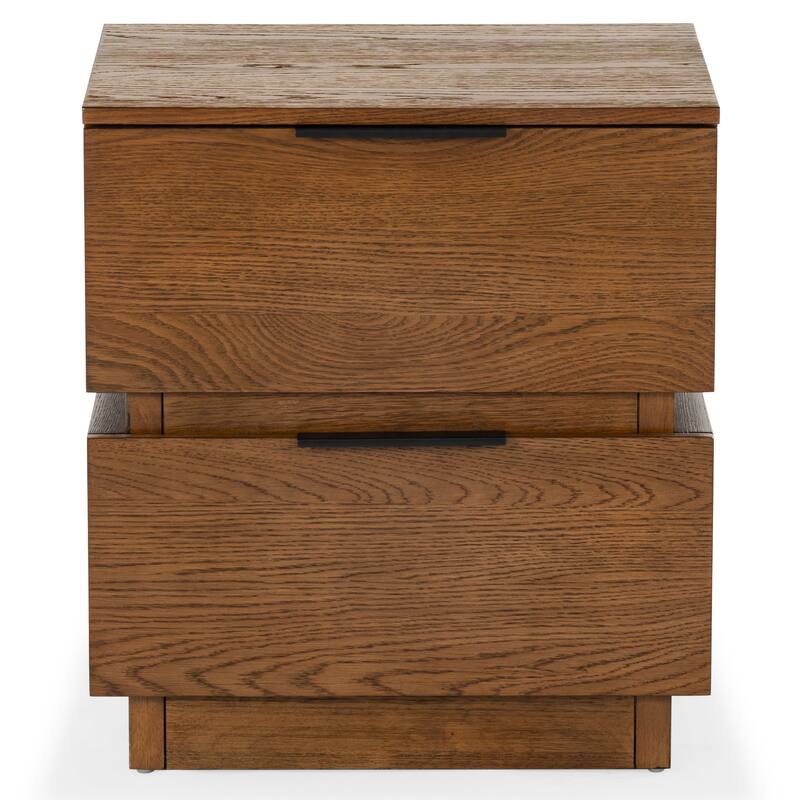 SAFAVIEH Couture Titus 2 Drawer Stacked Nightstand