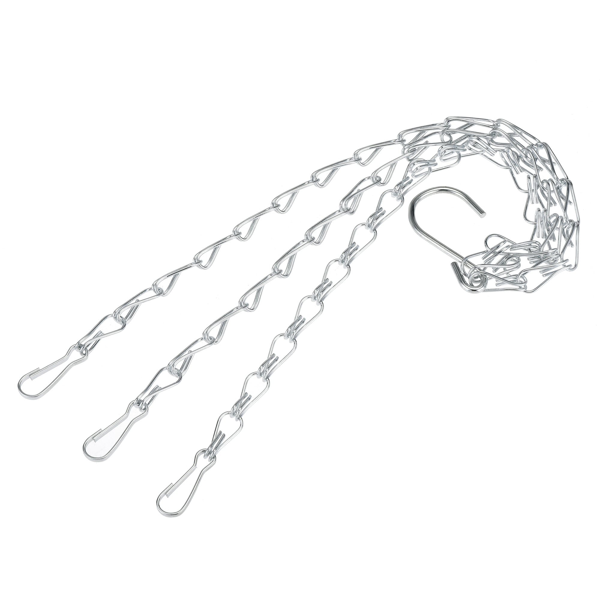 Hanging Chains 24cm Extension Chain Link with S-Shaped Hooks 6Pcs