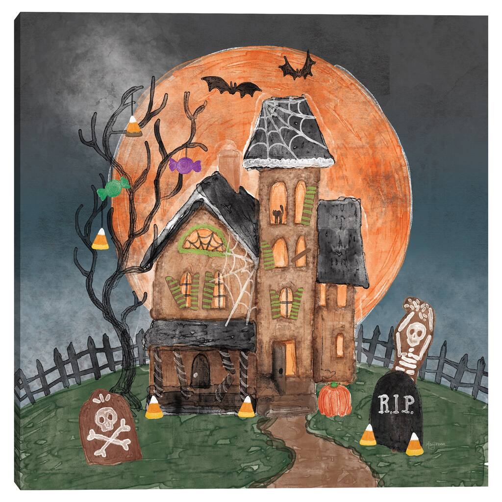 Haunted Villa by Mary Urban Canvas Art Print