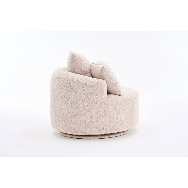 Single Seat Full Sponge Compression Swivel Chair Single Sofa