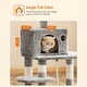 preview thumbnail 6 of 7, FEANDREA Cat Tree, 58" Multi-Level Cat Tree with Sisal-Covered Scratching Posts, Plush Perches,Cat Tower Furniture