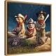preview thumbnail 2 of 4, Amarillo Sod Poodles (Prairie dogs), Lucia Heffernan Framed Canvas Art