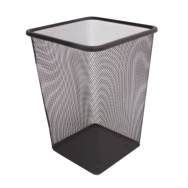Kenney Storage Made Simple Metal Mesh Waste Paper Basket