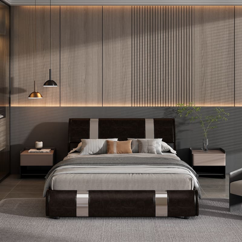 Queen Size Lift Up Storage Bed Frame with Stainless steel sheet Bed