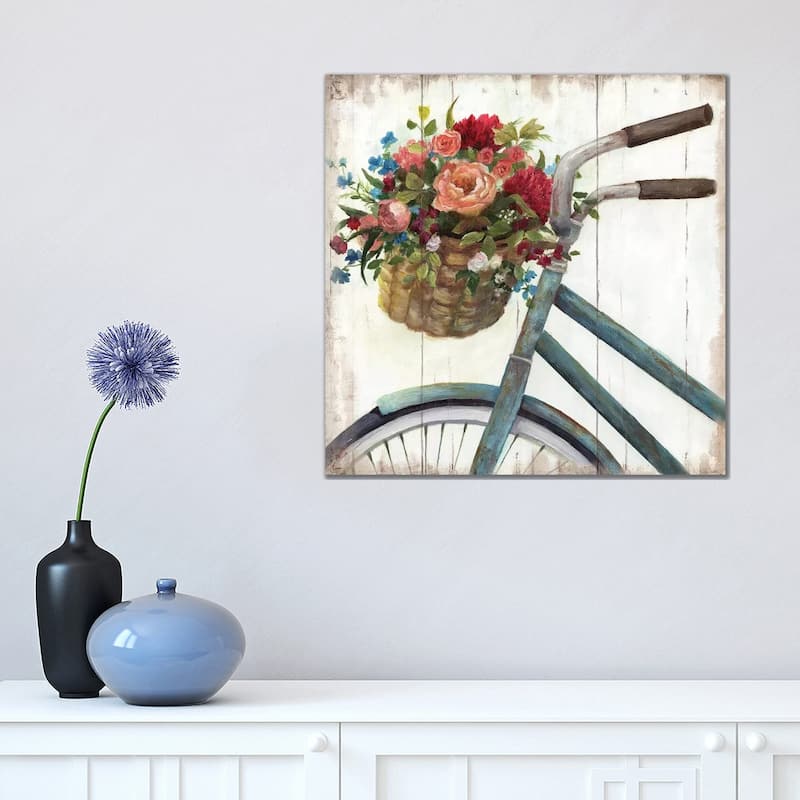 iCanvas "Sunday Ride" by Nan Canvas Print - 18x18x1.5