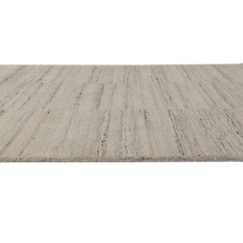 Terra by Obeetee Dusk Static Stripe Ivory Rug