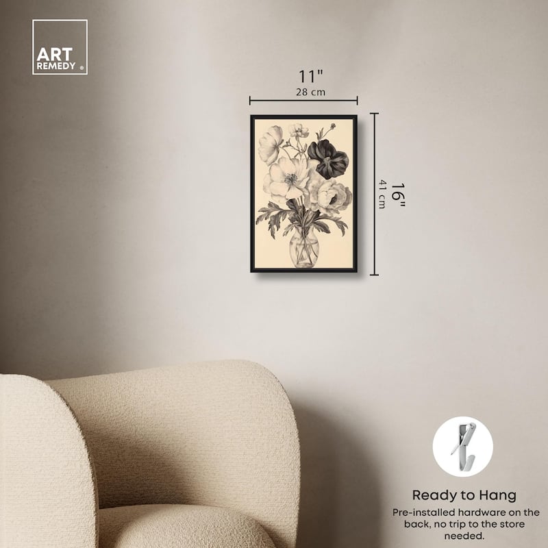 Herbarium's Hush II Canvas by Art Remedy