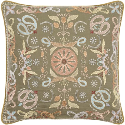Kavon Traditional Border Accent Pillow