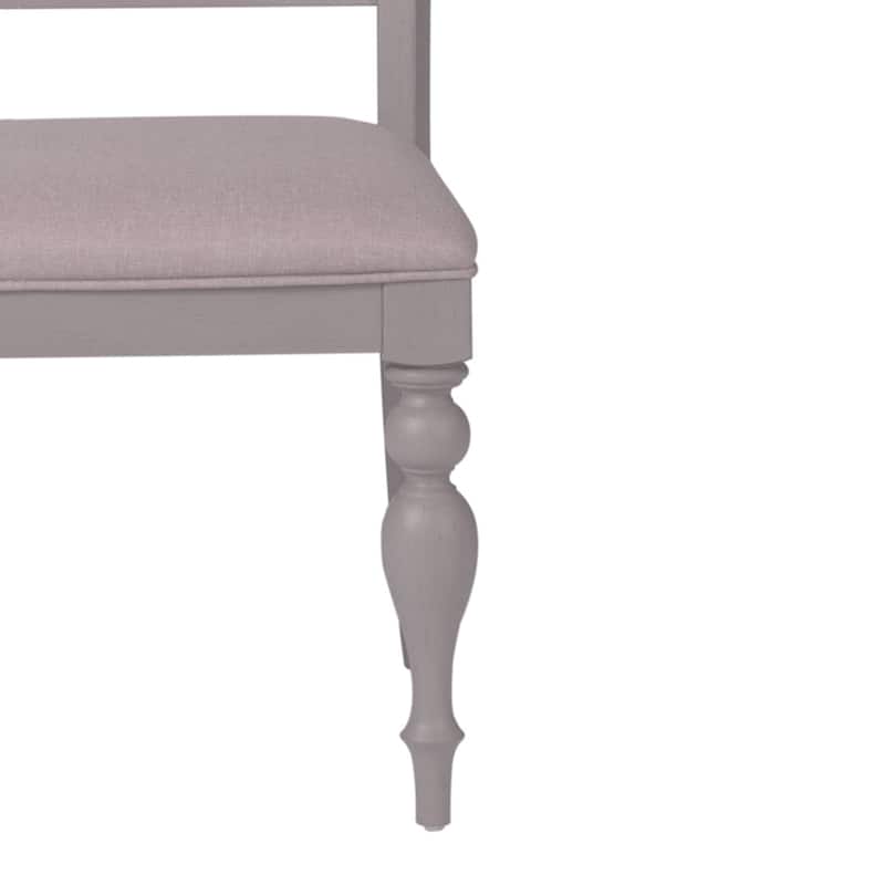 Summer House Dove Grey Slat Back Side Chair (Set of 2)