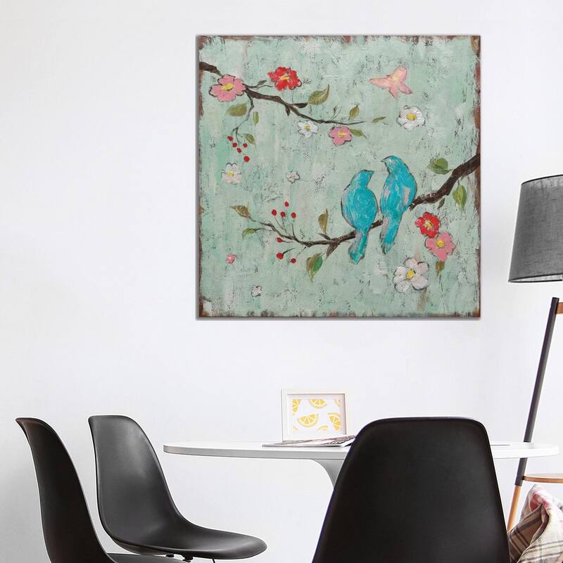iCanvas "Love Birds I" by Katy Frances Canvas Print - 37x37x1.5