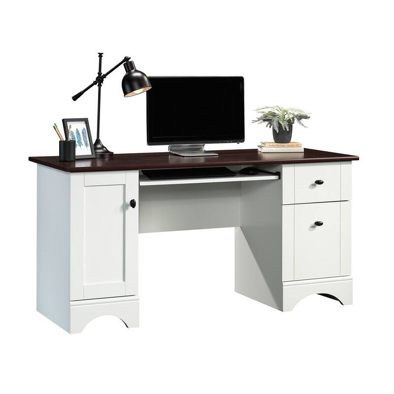 Sauder Select Collection Home Office Computer Desk - Soft White