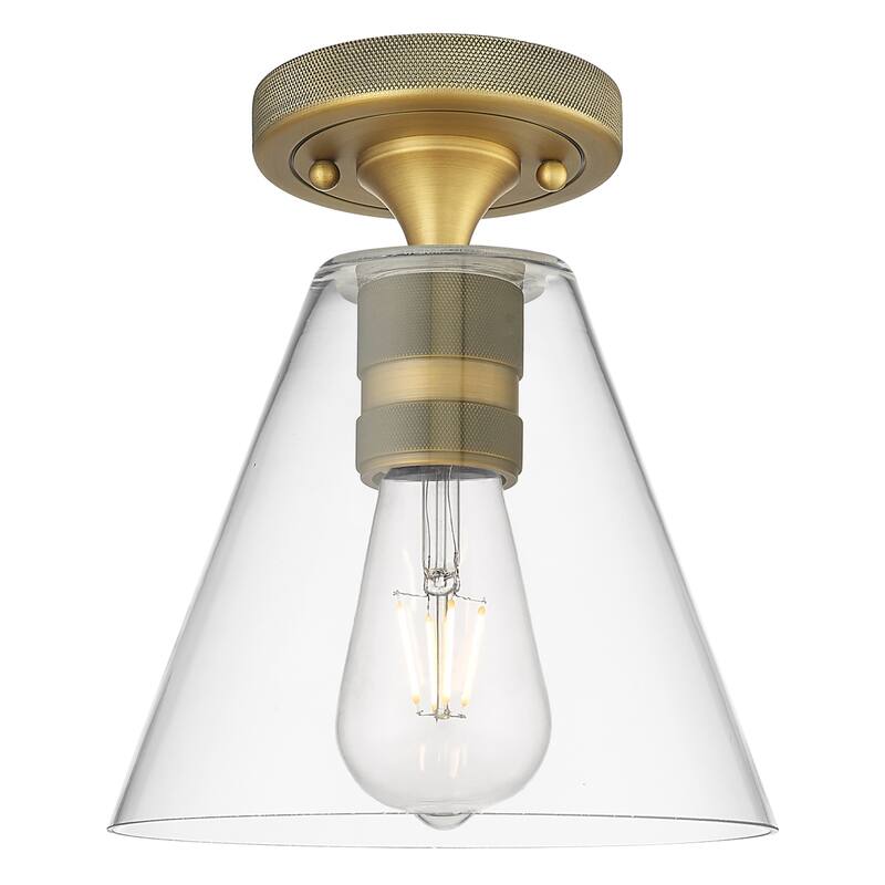 Innovations Lighting Downtown Urban - Crown Point - 1 Light 8" Berkshire Flush Mount Light