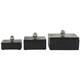 Option Black Silver Set of 3 - 6.1"W ,5.7"H