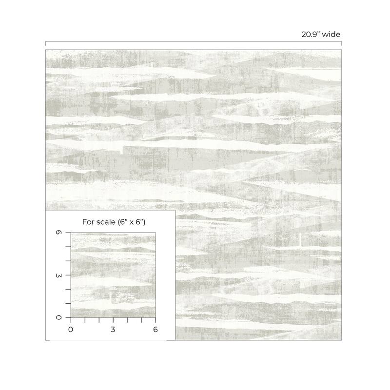 Seabrook Designs Nebulite Abstract Non-Woven Unpasted Wallpaper