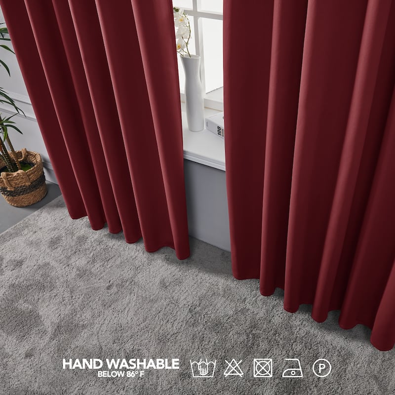 Deconovo Thermal Insulated Blackout 84-inch Curtain (2 Panel) - 52 x 84