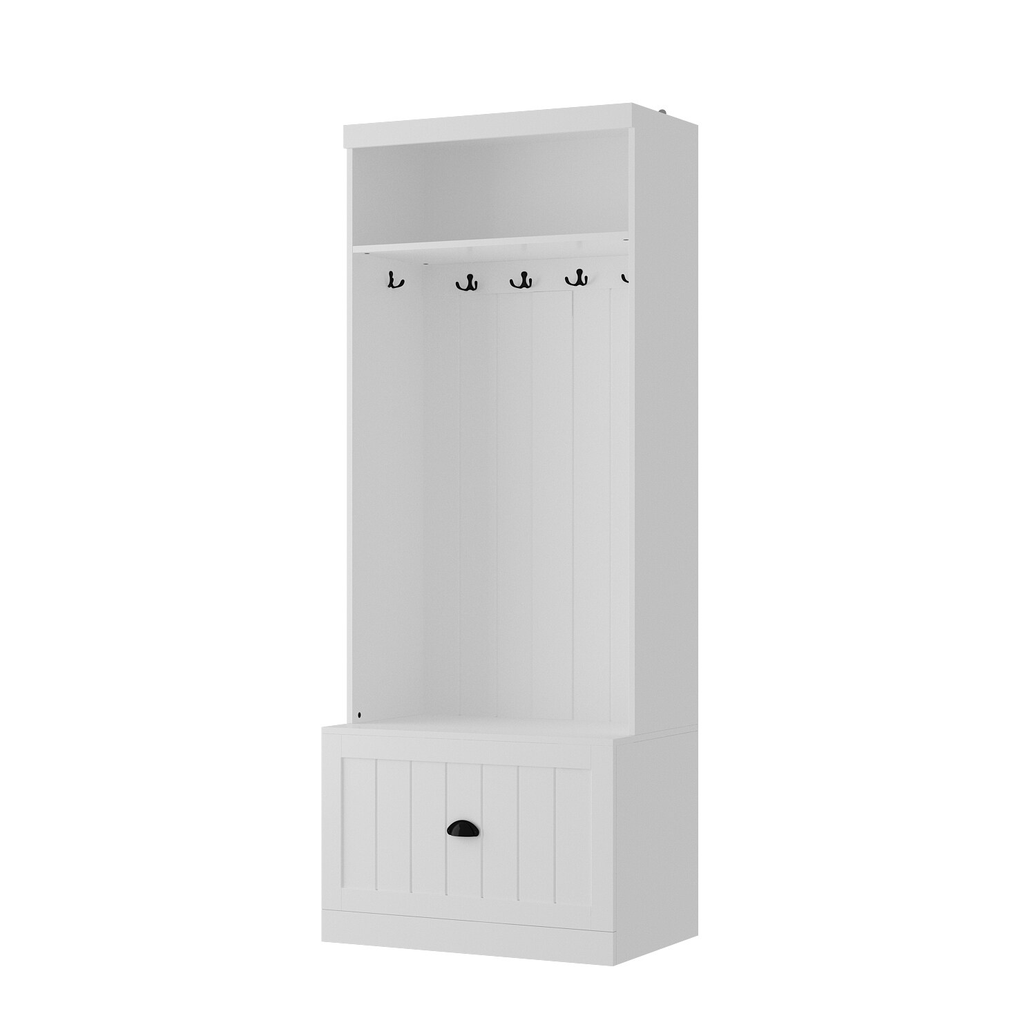 Modular Furniture Combo with Storage Bench & Hall Tree Entryway Set-image