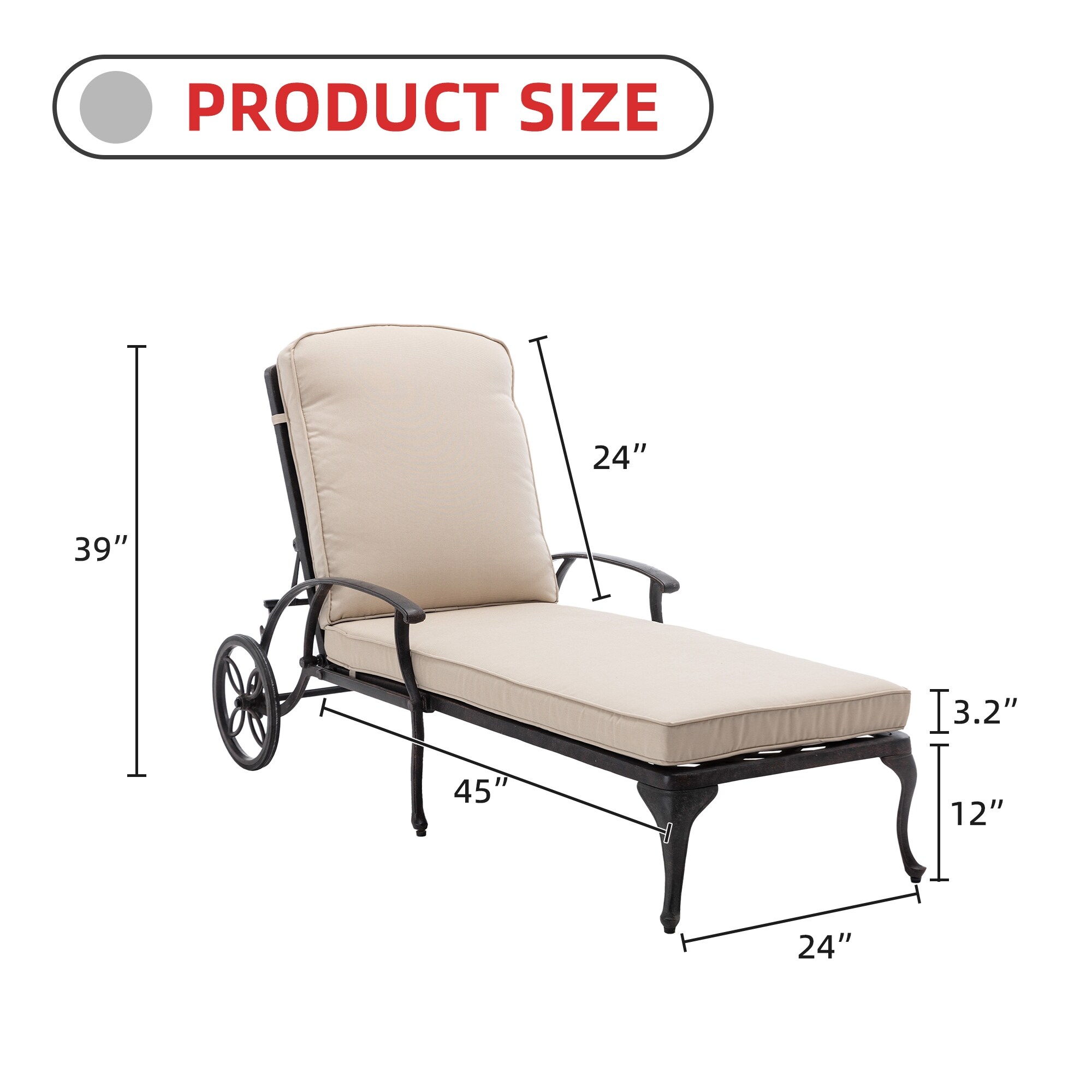 Homefun hotsell chaise lounge