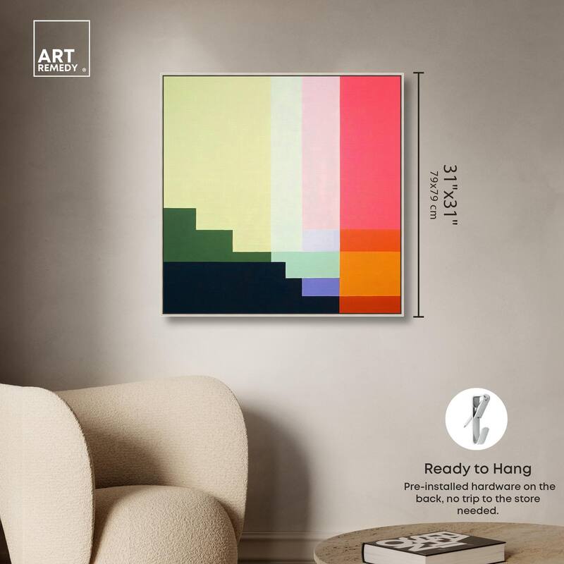 Rectilinear Rhapsody III Canvas by Art Remedy