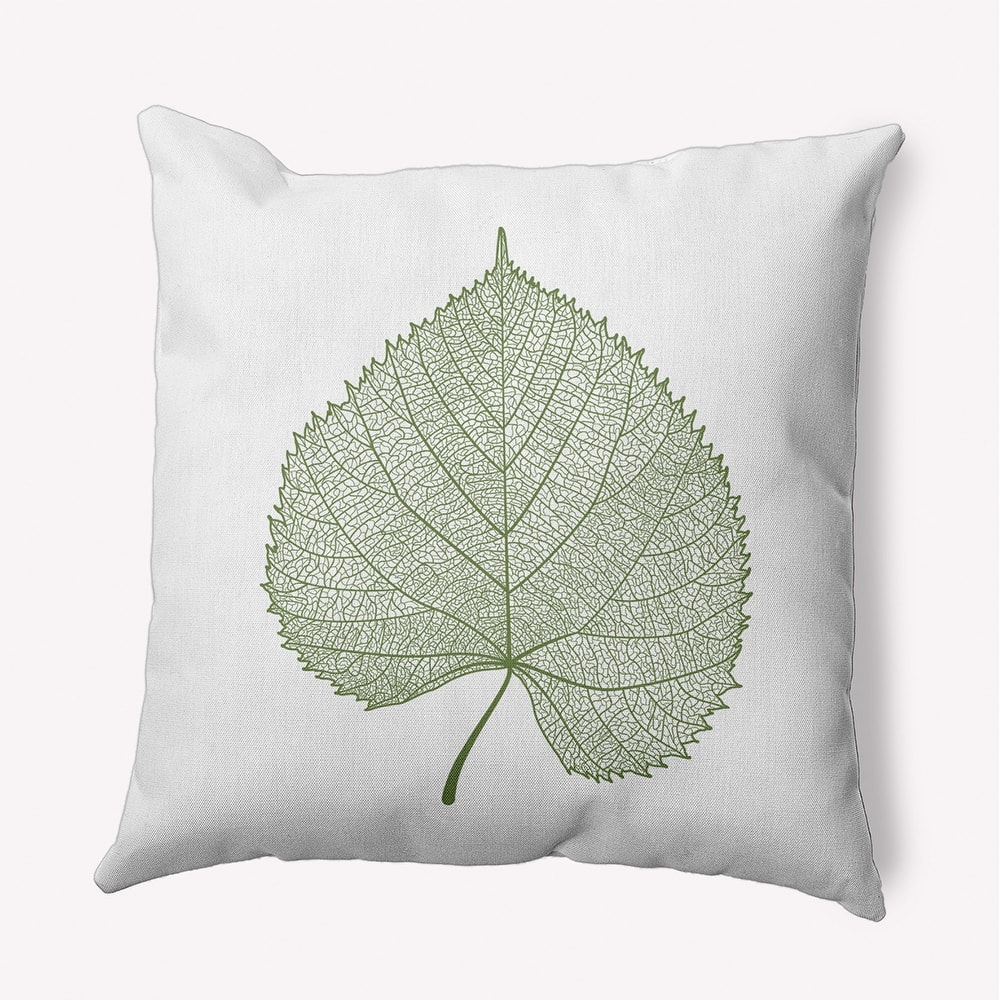 Leaf Study Fall Indoor/Outdoor Throw Pillow