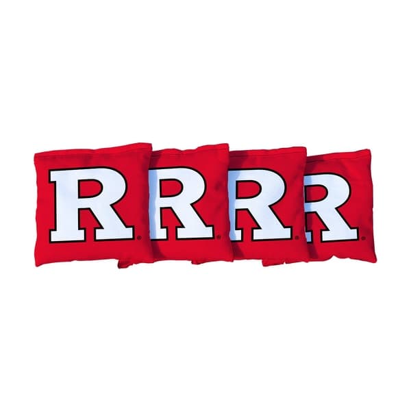 slide 2 of 3, Rutgers Scarlet Knights Red Cornhole Bags All-Weather Resin Filled
