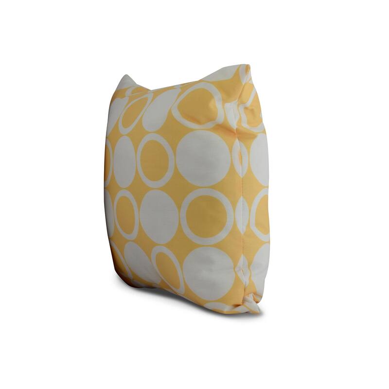 20 x 20 Inch Small Modcircles Geometric Print Outdoor Pillow