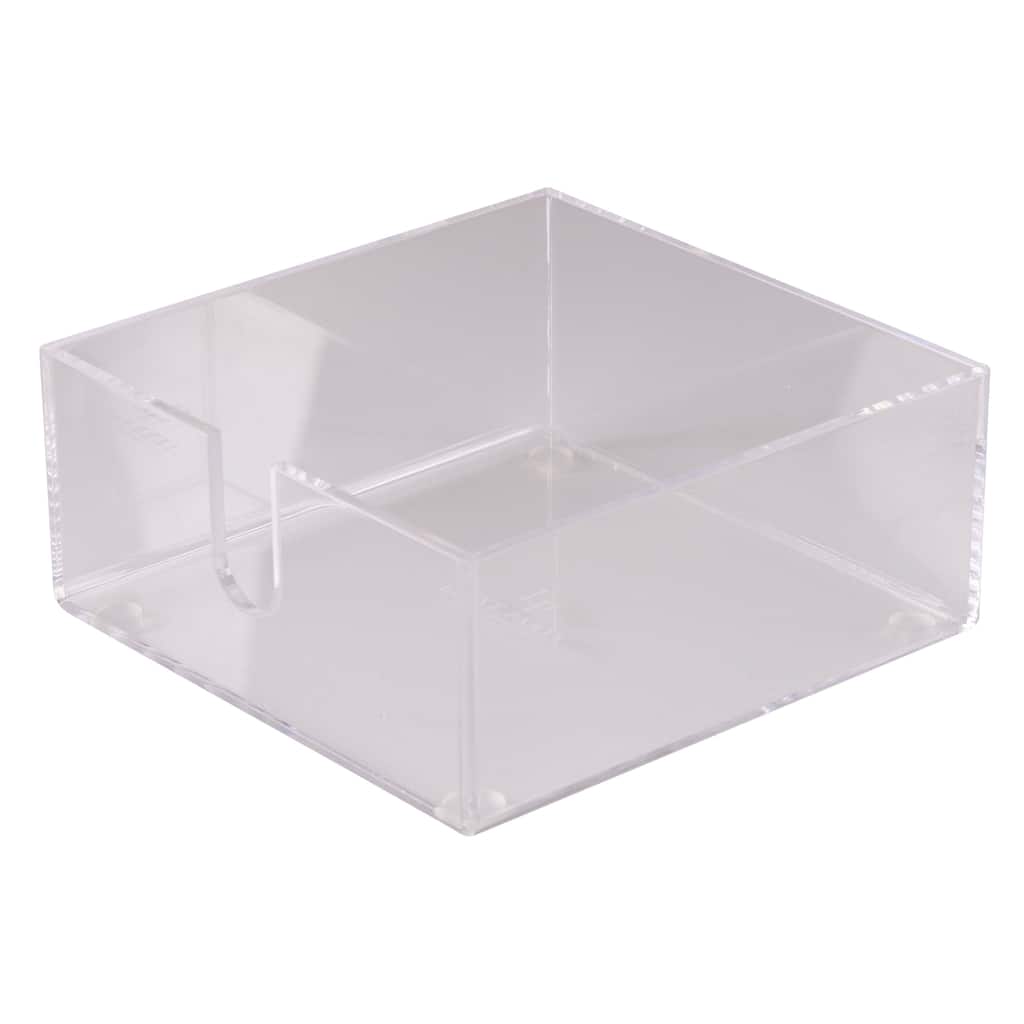 Luxe Party Acrylic Cocktail Napkin Holder in Clear