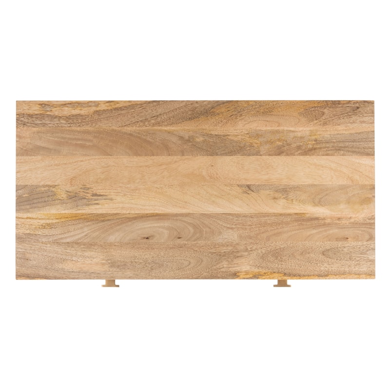 SAFAVIEH Allean Modern 2-Drawer Natural Wood Desk