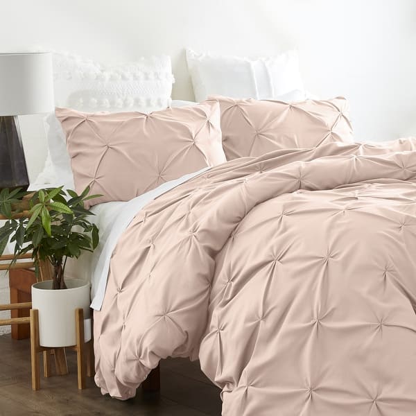 Three-dimensional Pinch Pleated Crafts Double Duvet Cover Set