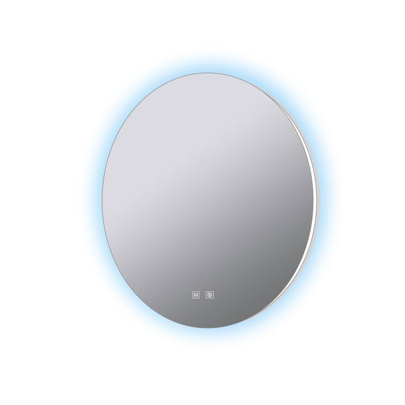 Nordica Round LED Bathroom Vanity Mirror - N/A