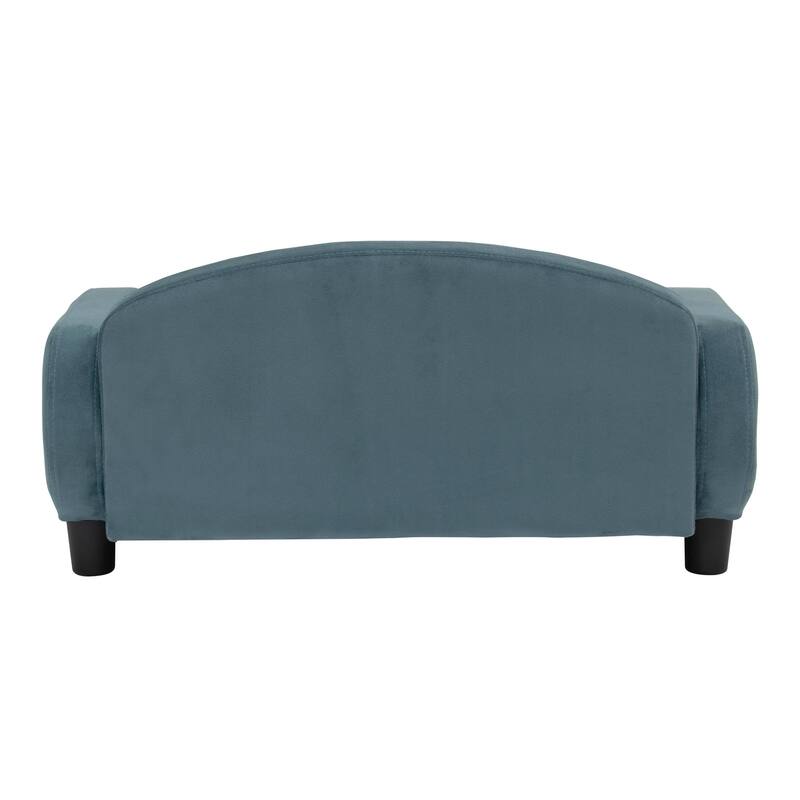 Paws & Purrs Modern Pet Sofa Bed Low-Back Lounger for Dogs & Cats – Removable Washable Mattress Cover