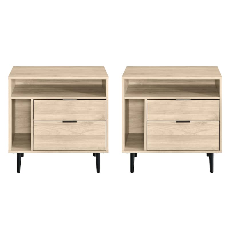 Middlebrook Modern Storage Nightstand, Set of 2