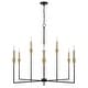 preview thumbnail 1 of 4, Avant 9-Light Chandelier - 41.75"W x 35.25"H