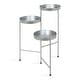 preview thumbnail 21 of 86, Kate and Laurel Finn Metal 3-tier Modern Plant Stand - 16x21x30 Silver