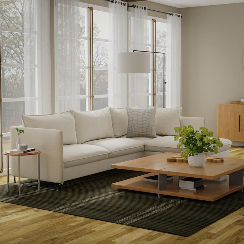 Alora Decor Klaus Stripe Wool Area Rug - Green - 5' x 7'6"