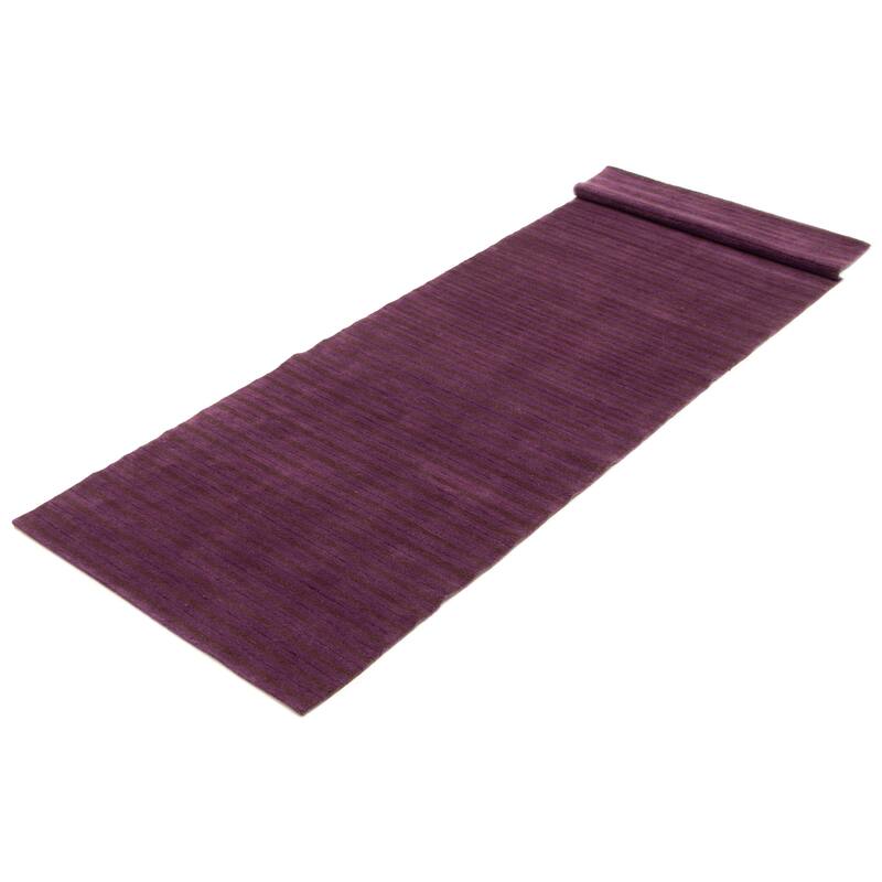 ECARPETGALLERY Hand-knotted Opulence Indigo Wool Rug - 3'1 x 11'4