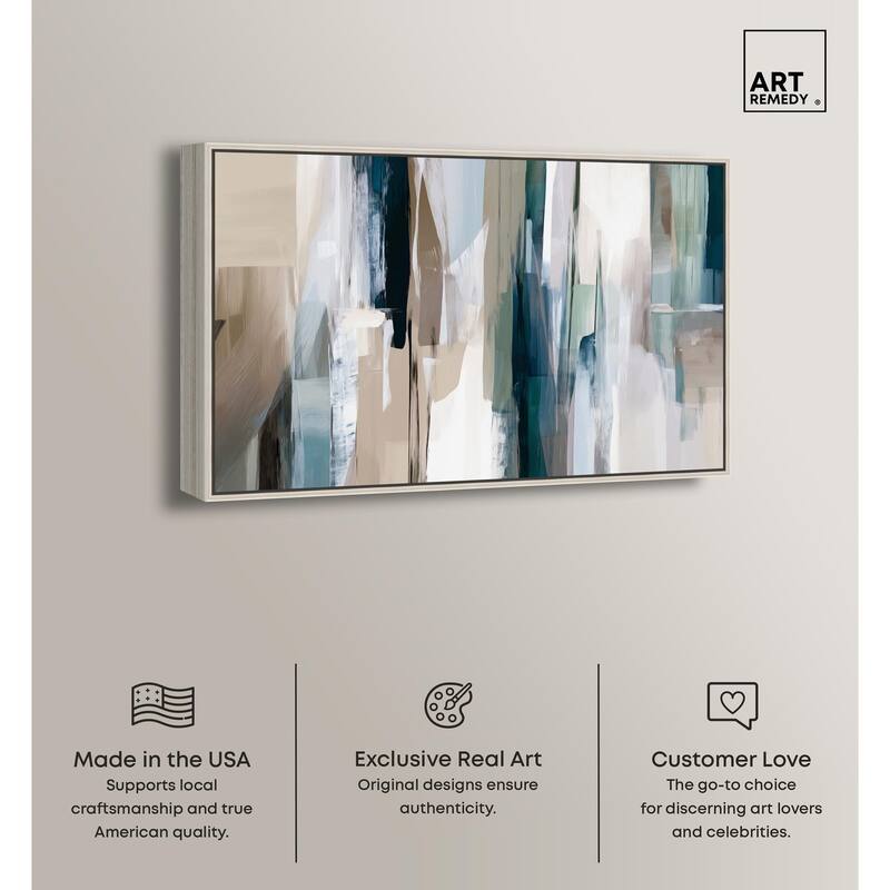 Color Columns Canvas by Art Remedy