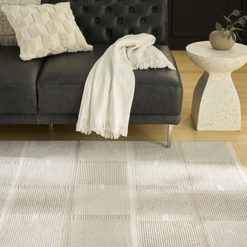 Nourison Nordic Indoor only Geometric Area Rug