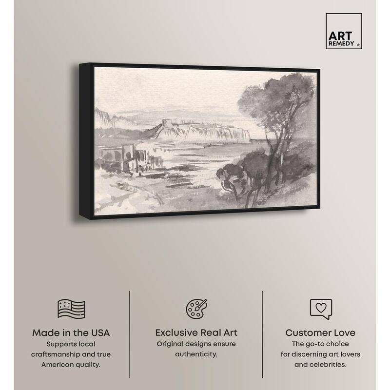 View across a Monaco Canvas by Art Remedy