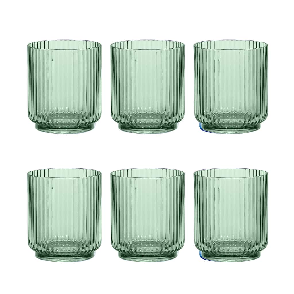 Abode Homewares Mesa DOF, 15 oz. Set of 6
