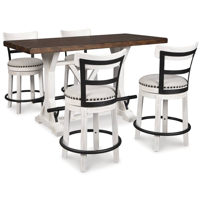 Signature Design by Ashley Valebeck 5-Piece Counter Height Dining Package
