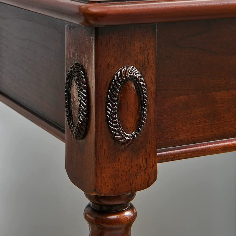 Solid Wood Coffee Table Console Table with Storage Drawer