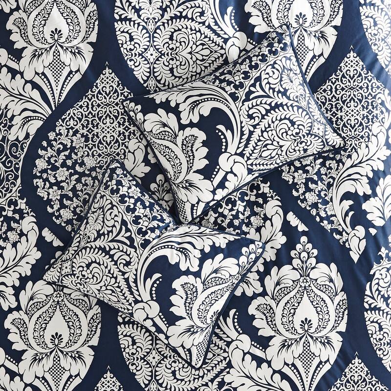 GDF Studio - Cotton Printed Comforter Set with Decorative Pillows