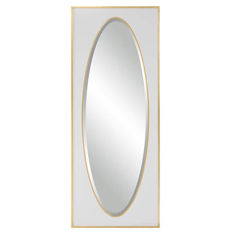 Uttermost Danbury White Mirror - 32.125"x 80.125"