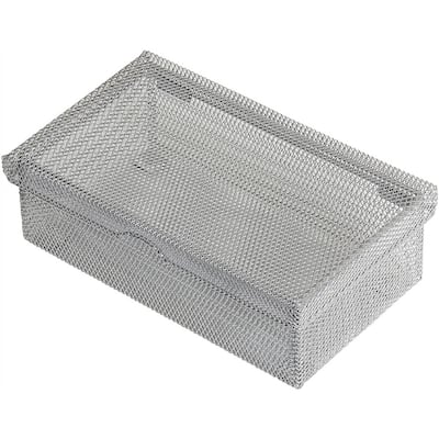 Hinged Mesh Storage Box, School Supply, Office Desktop Organizer, 2307