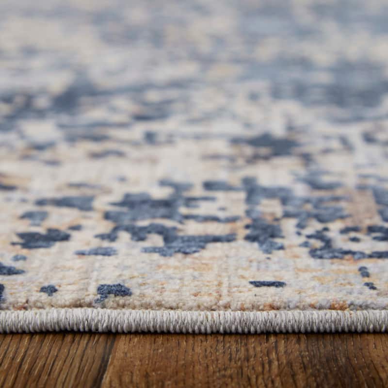 Grand Bazaar Breigh Machine Made Watercolor Modern Area Rug