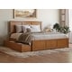 preview thumbnail 94 of 118, Madison Platform Bed with Matching Footboard with Storage Drawers Light Toffee - King