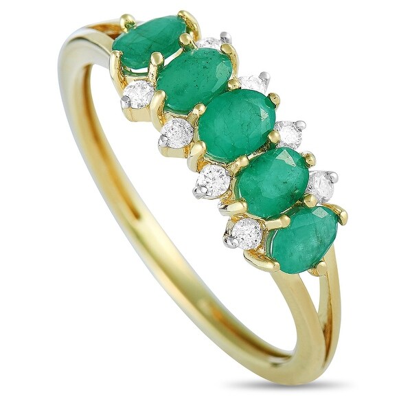 Overstock emerald ring hotsell